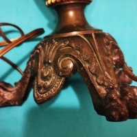 Стара немска луксозна нощна лампа , снимка 2 - Антикварни и старинни предмети - 30635605