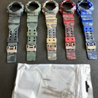 Каишка с безел за Casio G-shock GA/GD 100,110,120…, снимка 2 - Каишки за часовници - 37717692