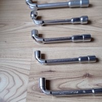 Три Г-образнт ключа с проходен отвор за шпилка, снимка 5 - Други инструменти - 25169084