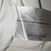 Бяла блуза ESPRIT 100 % памук р-р S, снимка 11 - Тениски - 36679688