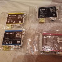 Мастилни касети Epson T1281, T1282, T1283, T1284 НОВИ, снимка 3 - Принтери, копири, скенери - 30825388