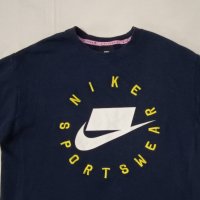 Nike NSW Swoosh Fleece Sweatshirt оригинално горнище XS Найк памук, снимка 2 - Спортни екипи - 42521962