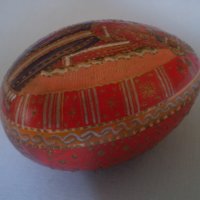 Руско ръчно рисувано дървено яйце, снимка 13 - Антикварни и старинни предмети - 36896457