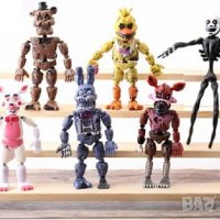 6 бр Five Nights at Freddy's Freddy Фреди нощи малки пластмасови играчки играчка игра фигурки, снимка 3 - Фигурки - 38938653