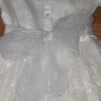 Страхотна детска булчинска рокля за ръст  134/140, снимка 5 - Детски рокли и поли - 39219000