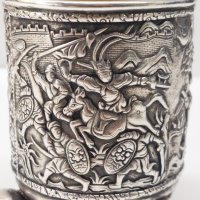 RRR-Сребърна чаша,Англия 18 век/сребро 925 проба, снимка 5 - Антикварни и старинни предмети - 39477171