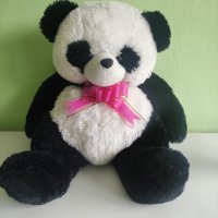 Голяма седнала плюшена панда., снимка 1 - Плюшени играчки - 42460750