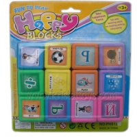 12 броя кубчета с картинки и българските букви/Happy blocks/, снимка 1 - Игри и пъзели - 29902106