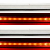 1 бр. ЛЕД LED габарити с 2 SMD , бял с червена светлина 12-24V , снимка 1 - Аксесоари и консумативи - 35528672