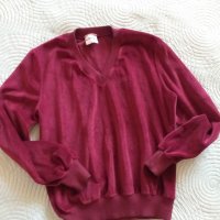 Плюшен пуловер С / М, снимка 1 - Блузи с дълъг ръкав и пуловери - 27240213
