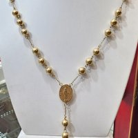 Уникален златен синджир - броеница, снимка 2 - Колиета, медальони, синджири - 42063260