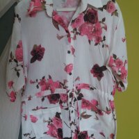 Дамска нова лятна блуза риза XL - 2XL памук