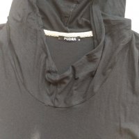 Черна рокля pudra, снимка 2 - Рокли - 31340998