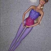 Кукла Балерина с лилава рокля, снимка 3 - Кукли - 34277027