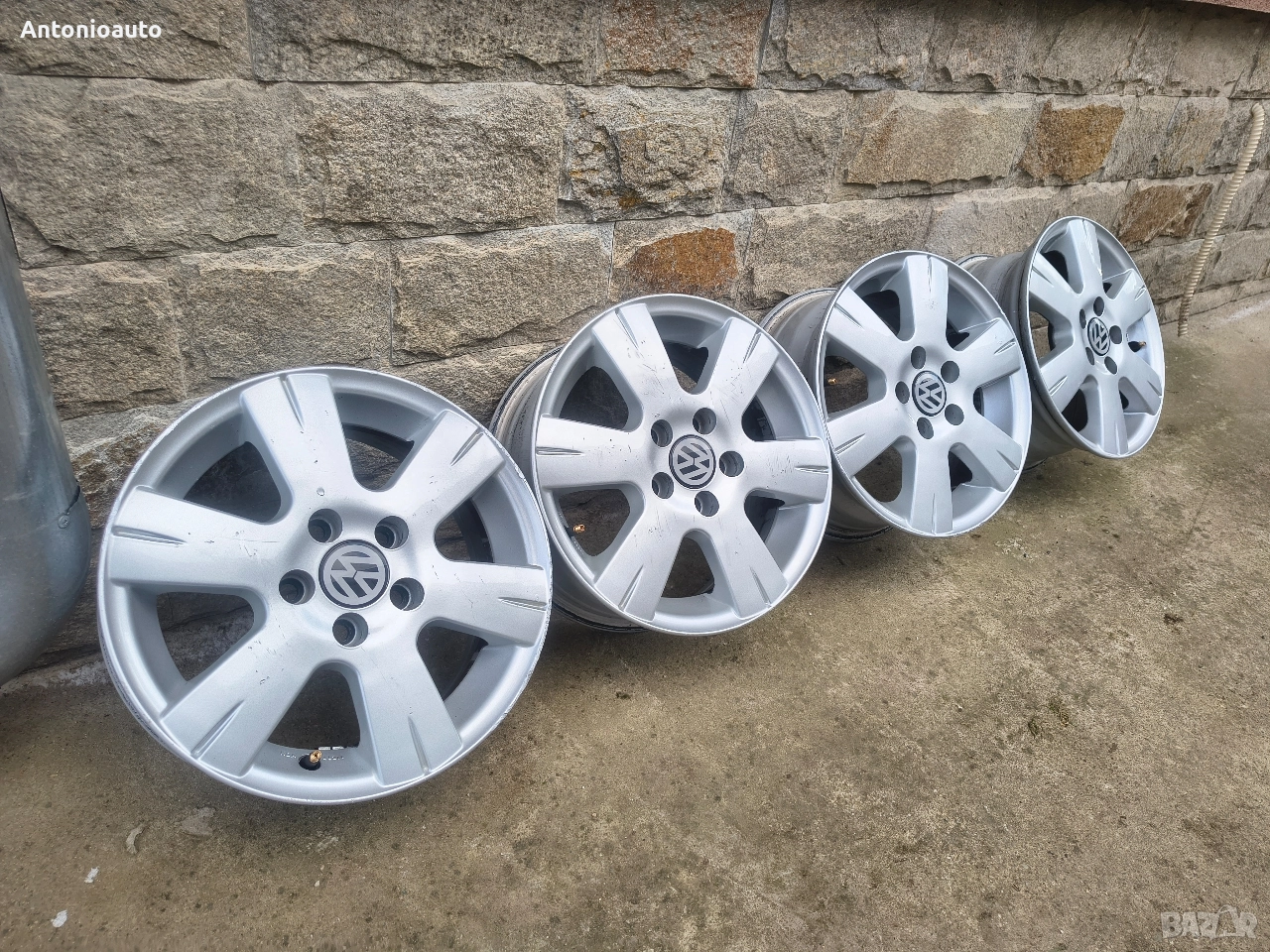 5х100 - 14 цола 5x100 алуминиеви джанти Dezent 5 x 100, снимка 1