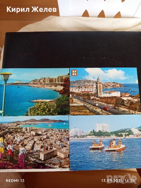 Четири пощенски картички САРАГОСА, ГЕНОВА,ЛАС ПАЛМАС, АЛБЕНА 7384, снимка 1