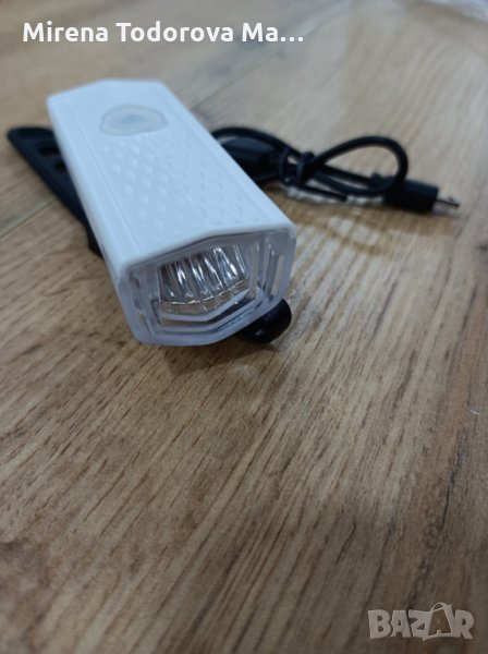 силен мигач / светлина за колело с зарядно, снимка 1