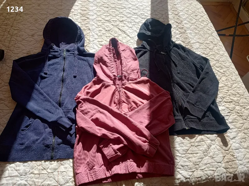 три броя ватирани суичъри , снимка 1