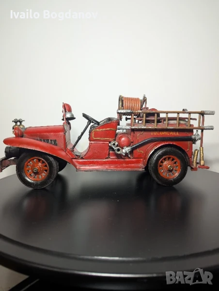 Стара ламаринена количка , снимка 1