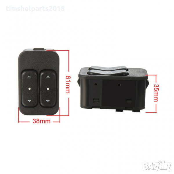 Ключ ел стъкла за OPEL Combo -Zafira A -Meriva -Corsa C - Astra G - Шофьорска страна, снимка 1