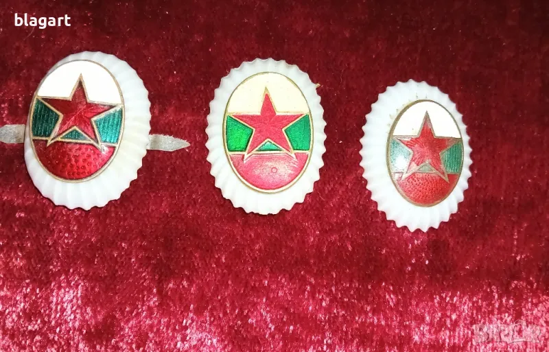 бълг.кокарди военни фуражки, снимка 1