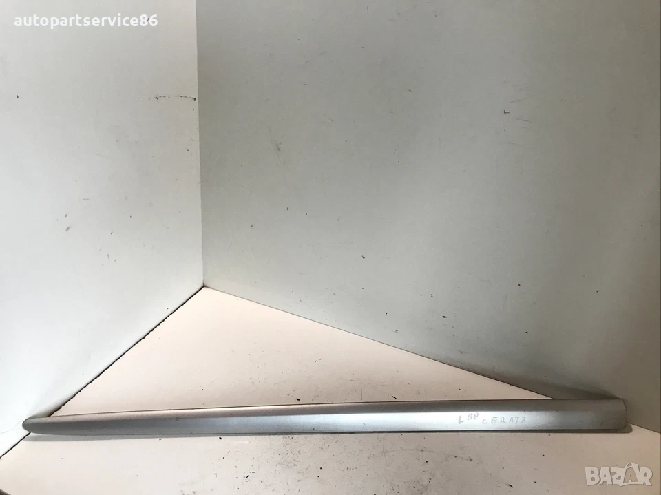 Облицовка на предна лява врата сребриста за KIA Cerato (2004) 87711-2F000, снимка 1