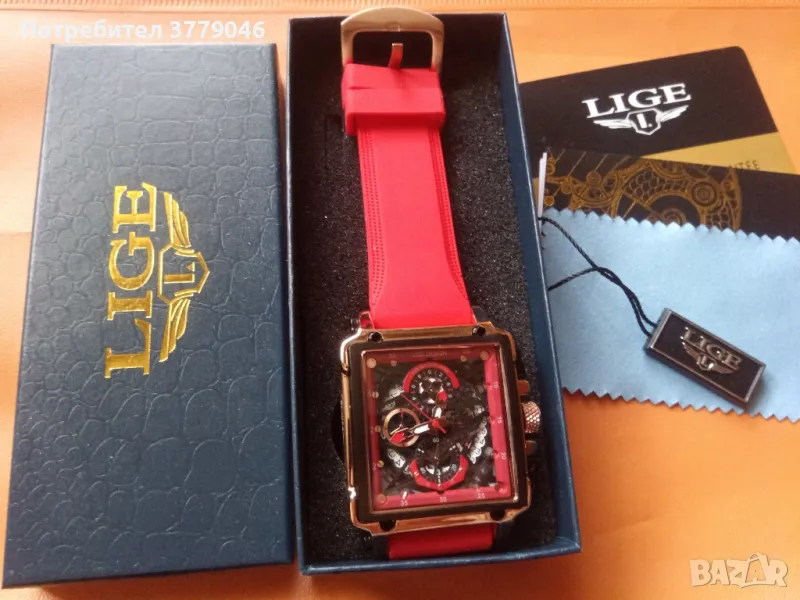 Луксозен мъжки часовник , снимка 1