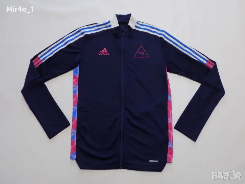 горнище adidas humanrace pharrell williams адидас суитчър худи яке мъжко спорт оригинал S, снимка 1