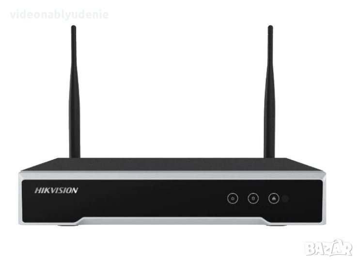 2x Антени WiFi NVR Wireless 2.4GHz Hikvision DS-7108NI-K1/W/M(C) 8Канала FULLHD 4MPx IP Камери H265+, снимка 1