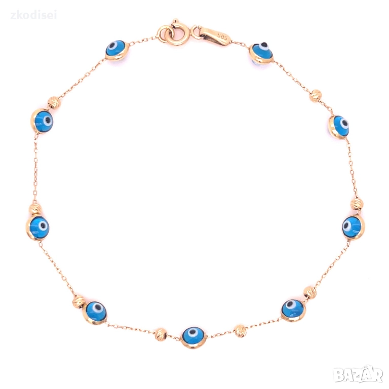 Златна дамска гривна 1,96гр. 19,0см. 14кр. проба:585 модел:34590-5, снимка 1