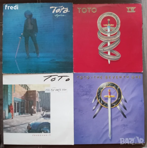 Грамофонни плочи на TOTO (Стари преси)., снимка 1