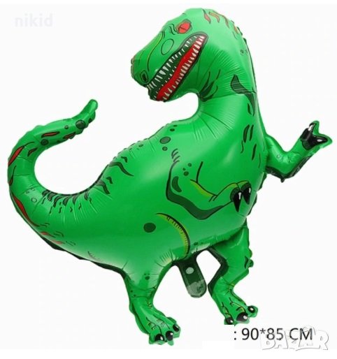 Грамаден динозавър фолио фолиев балон хелий въздух парти, снимка 1