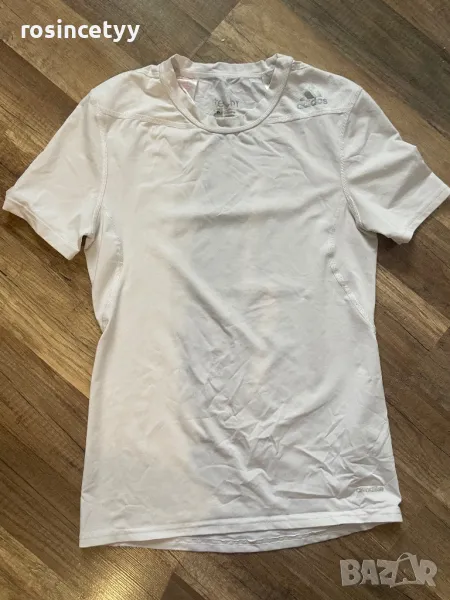 Бяла тениска Adidas, снимка 1