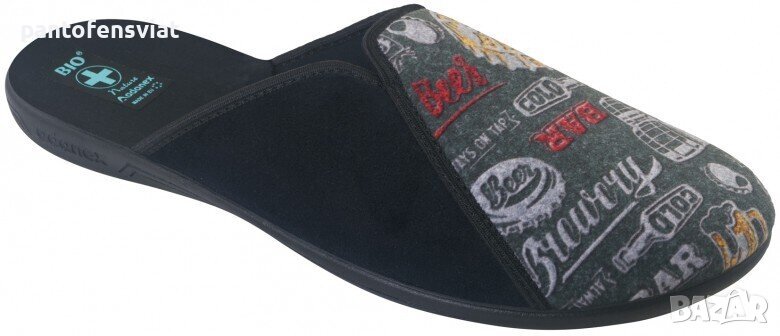 Мъжки чехли ADANEX сив принт 40/46, снимка 1