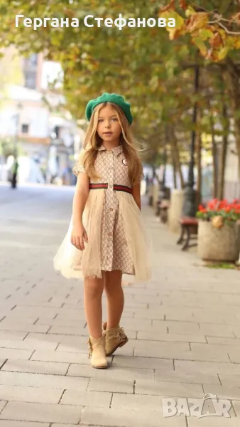 Детски рокли GUCCI 2/3/4/5/6/7/8/9/10г Цена 65лв, снимка 1