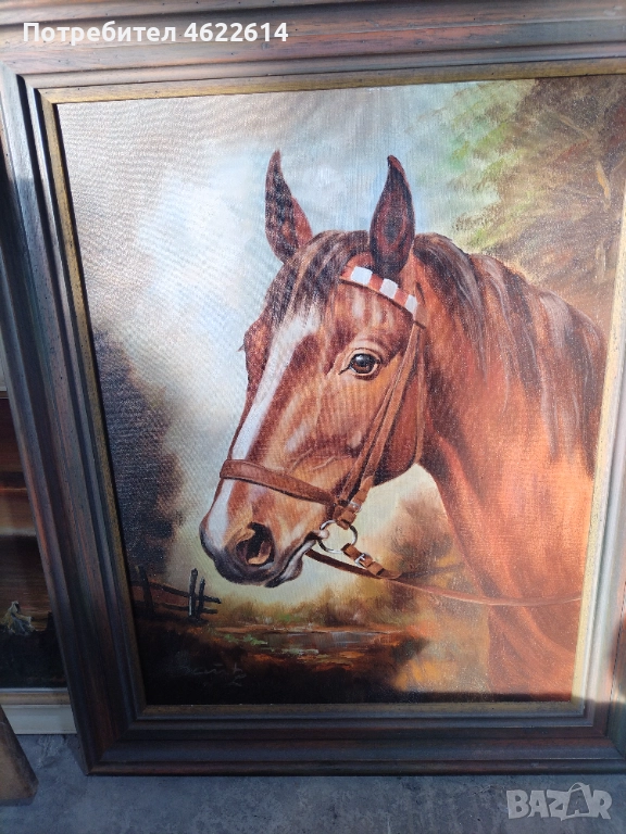 УНИКАЛНА КАРТИНА МАСЛЕНИ БОИ ВЪРХУ ПЛАТНО АВТОРСКА , снимка 1