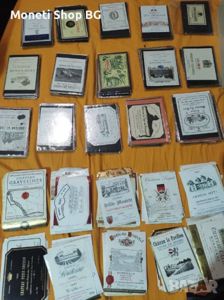 Колекция на винени етикети от чужбина, снимка 1