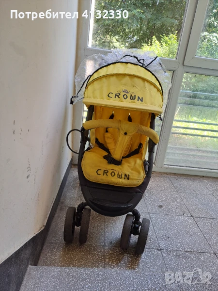 Удобна, запазена и функционална бебешка количка, снимка 1