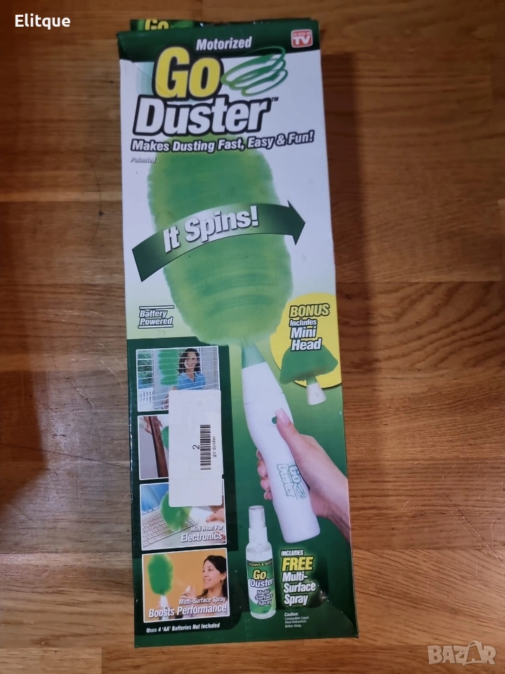 Четка за прах Go Duster с 3 сменяеми приставки – TV59 🧹, снимка 1