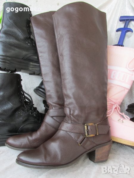 тексаски хард високи ботуши  LAVORAZIONE ARTIGIANA® Boots original,100% кожа,40-41, снимка 1