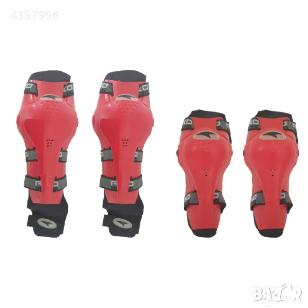  Комплект наколенки и налакътници 273 - червени, снимка 1