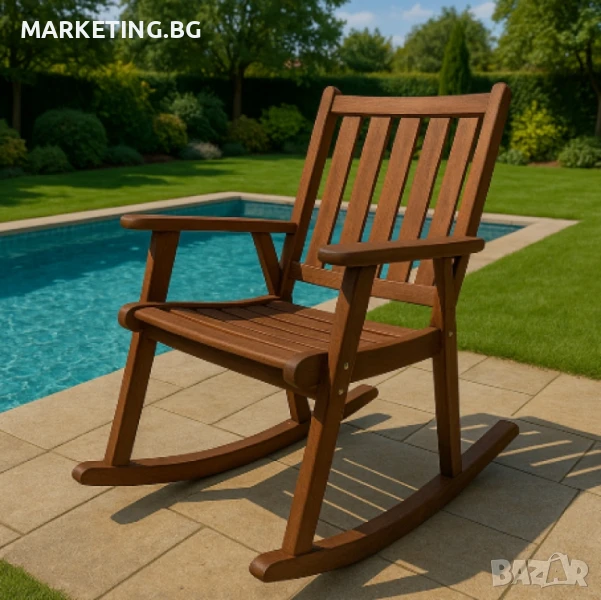 Люлеещ се стол, Muhler Meranti, снимка 1