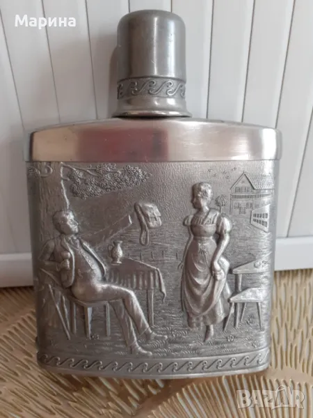 Джобна манерка от калай  Antik*Vintage #51, снимка 1