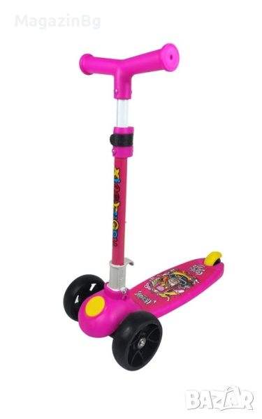 Тротинетка Azaria HD009T Розов
Светещи гуми 
, снимка 1