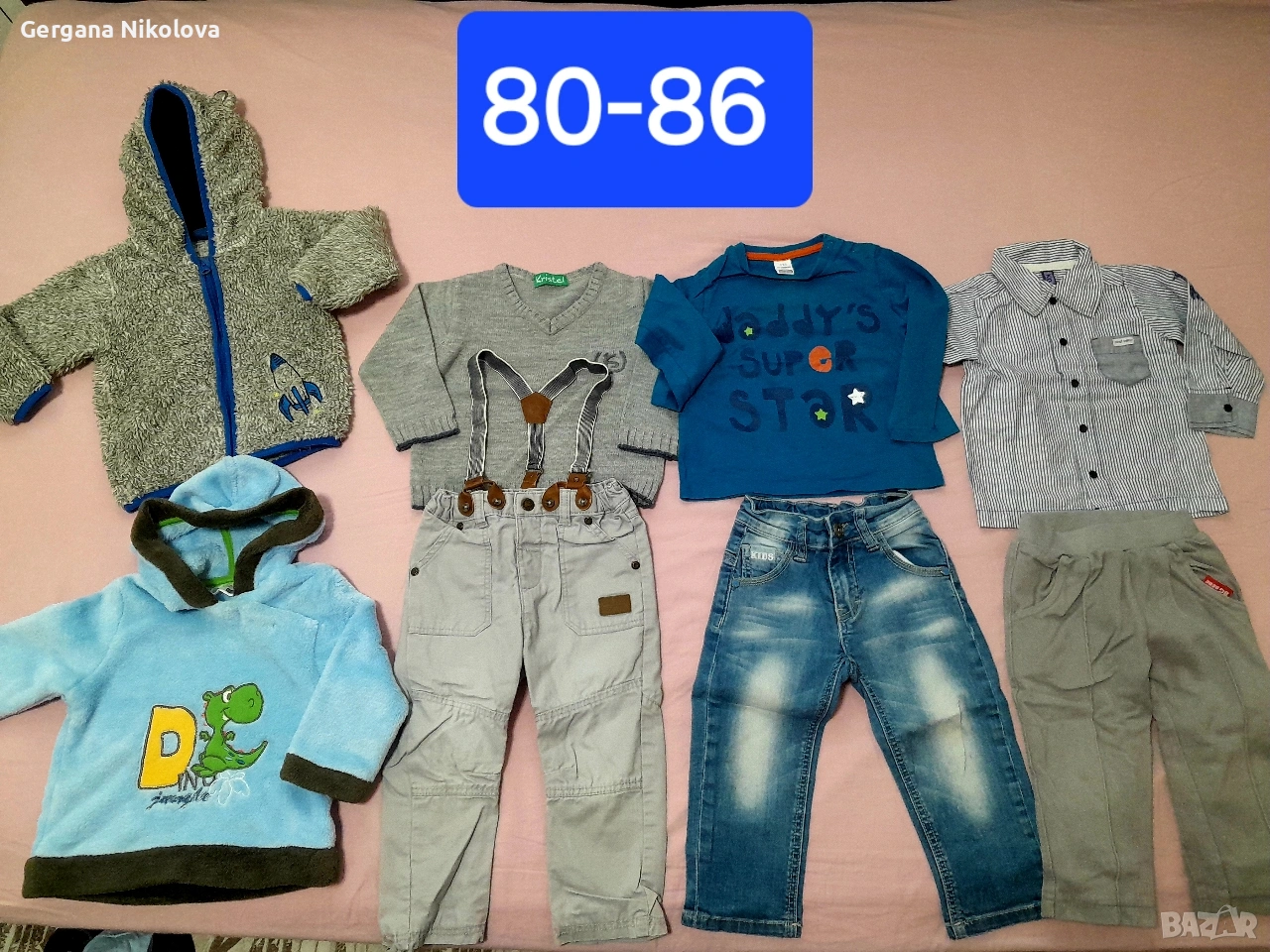 Блуза,риза и панталон дете от 1 до 2г., снимка 1