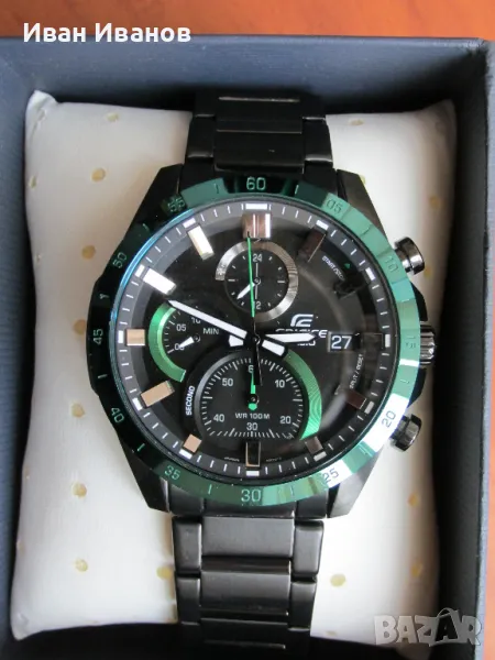 Casio EFR-571DC-1AV EDIFICE 100M Касио като нов, снимка 1