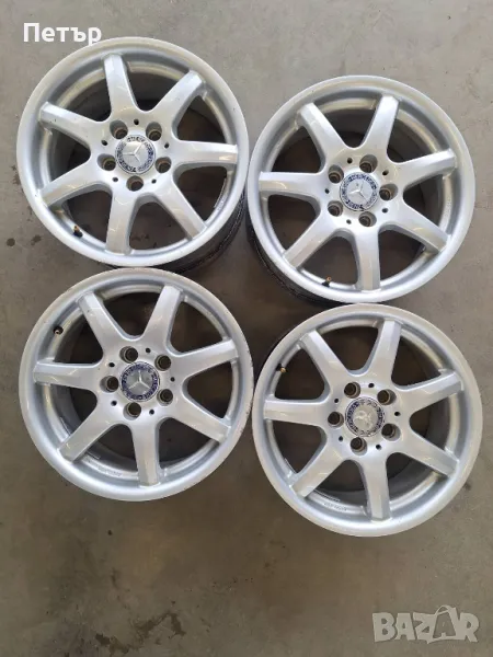  АЛУМИНИЕВИ ДЖАНТИ МЕРЦЕДЕС -5x112x66.6-16цола, снимка 1