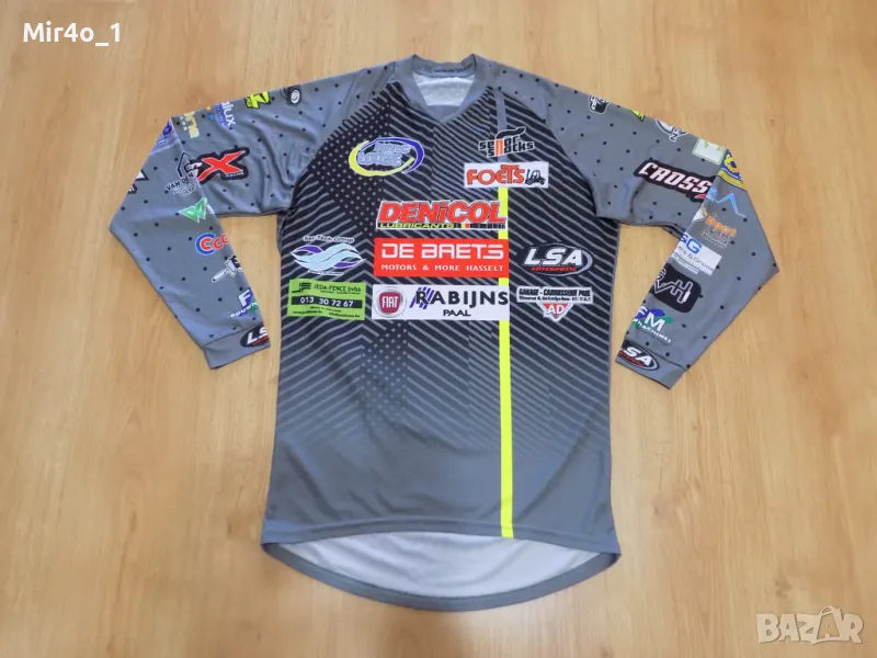 мото крос тениска jecallra mtb блуза вело джърси колоездене мъжко оригинал slim fit XL, снимка 1