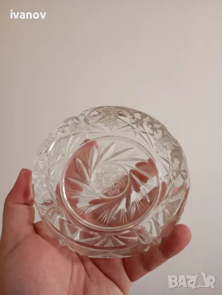 Пепелник чешки кристал , снимка 1