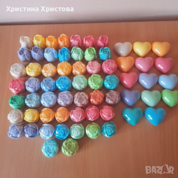 Цветни глицеринови сапунчета , снимка 1